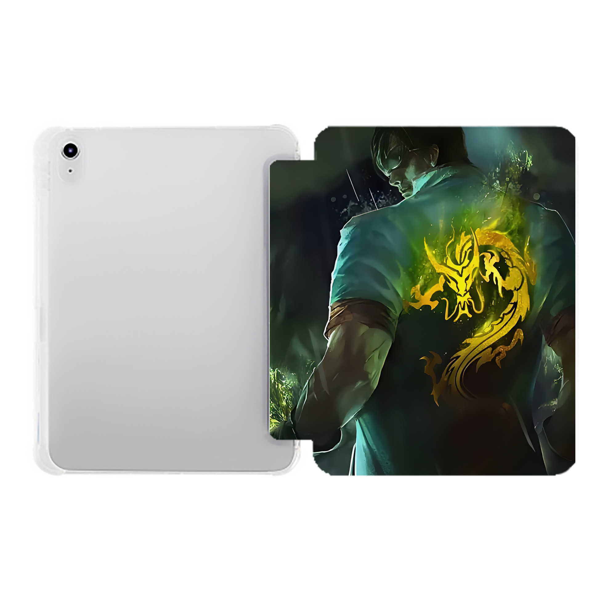 （画像用） リーグ・オブ・レジェンド League of Legends LOL IPad ケース ペン収納付き 三つ折りスタンド PUレザー×シリコン 対応機種9.5/10.5/10.9インチ